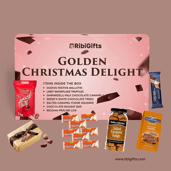 Golden Christmas Delight Box
