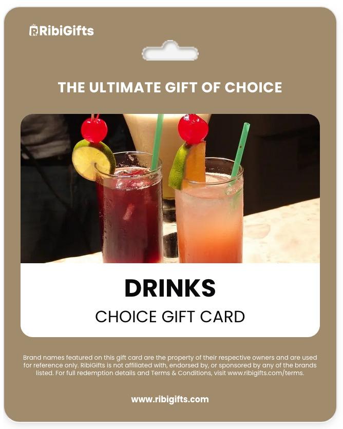 Drinks Choice Gift Card