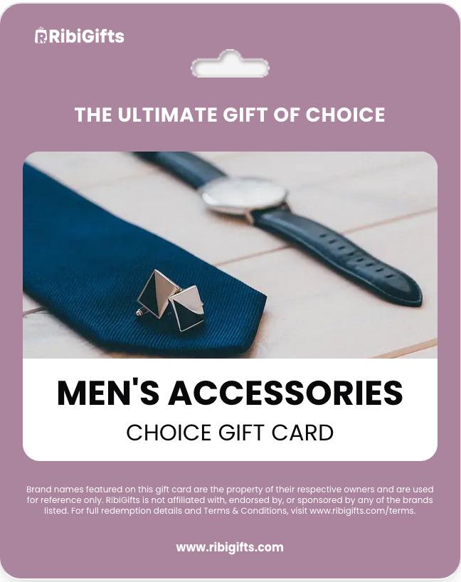 Men's Accessories Choice Gift Card